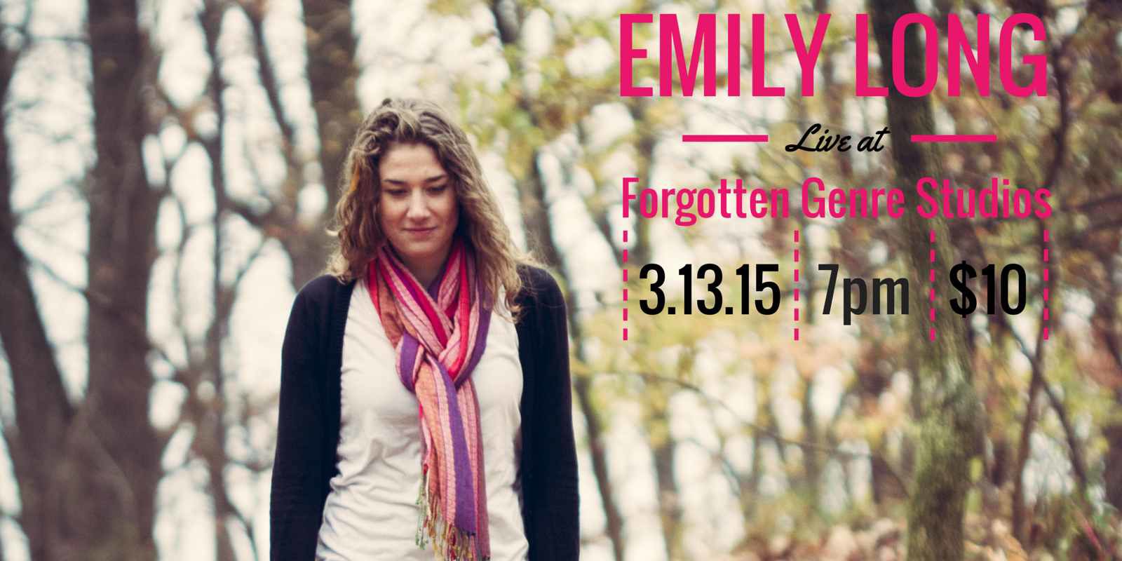 Emily Long Live at Forgotten Genre Studios